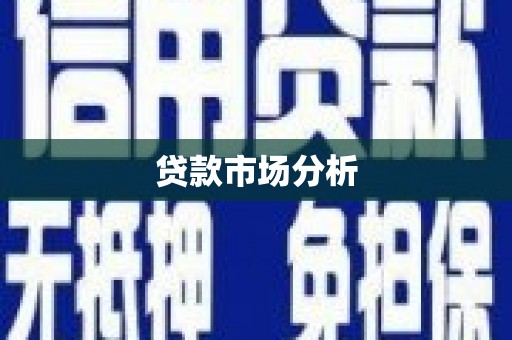 临高贷款市场分析