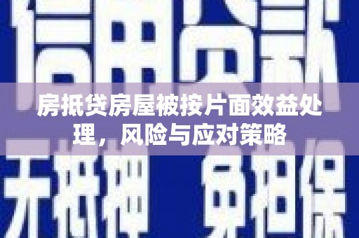 容城房抵贷房屋被按片面效益处理，风险与应对策略